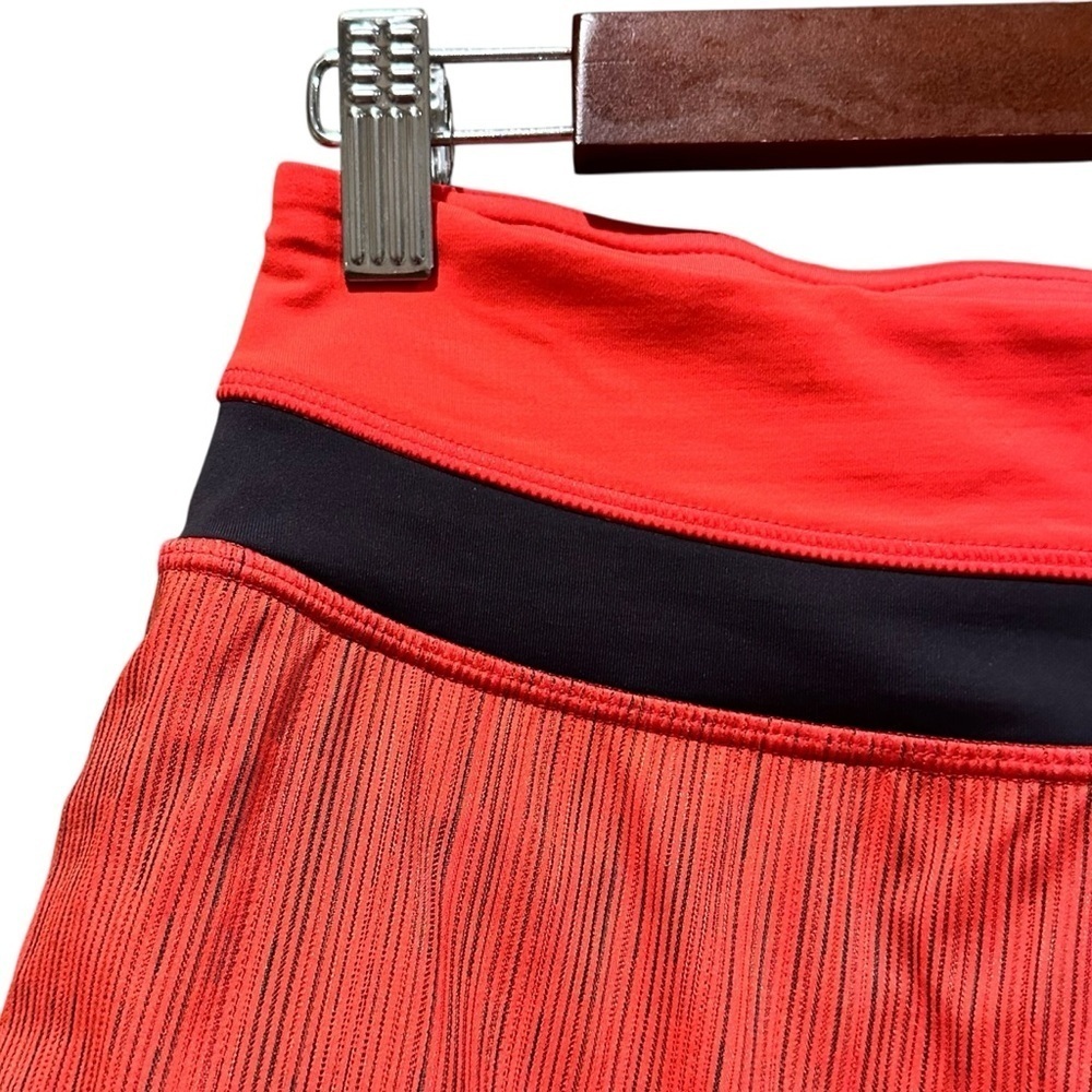 Lululemon Groovy Run Short Wee Are From Space Love Red Deep Coal Size 4 Pocket - Picture 3 of 9